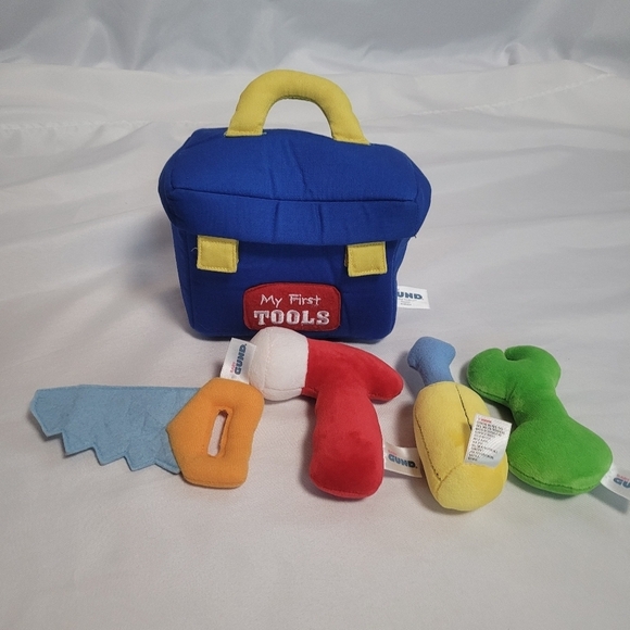 Baby Gund My First Tool Set Plush Toy 5 Piece - Picture 1 of 12